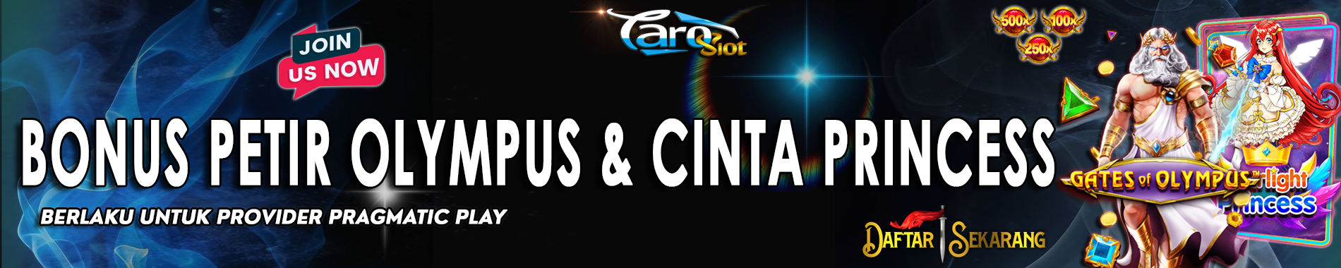 EVENT PETIR GATES OF OLYMPUS & STARLIGHT PRINCES PRAGMATIC PLAY
