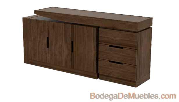 Mueble Bufetera de Madera contemporáneo con muchos detalles y acabado fino.