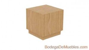 Mesa Lateral color cerezo que hace juego con la mesa de centro