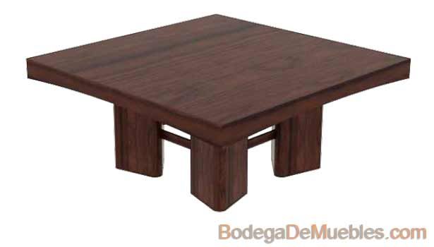 Mesa de Comedor cuadrada para 8 personas fabricada con madera de encino disponible en varios colores.