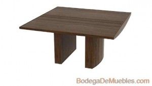 Mesa de Comedor minimalista de madera para 8 personas.