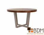 Mesa de Acero Inoxidable y Madera