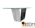 mesa comedor cristal