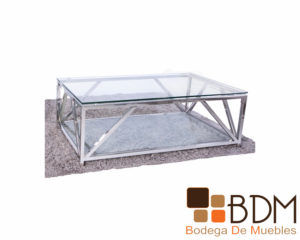 Mesa de Centro de Cristal Pannali Bent