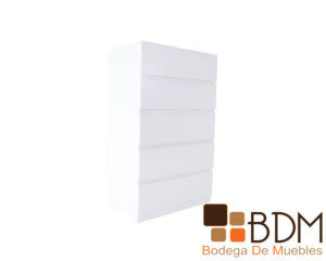 Cajonera moderna en color blanco madera MDF