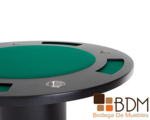 Mesa de madera MDF satinado para poker