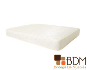 Colchon matrimonial sintetico con forro en tela beige