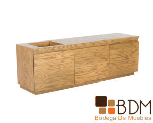 Mueble para TV contemporaneo fabricado en MDF