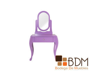 Peinador moderno en mdf color morado