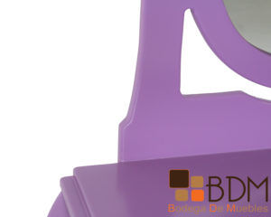 Peinador moderno en mdf color morado