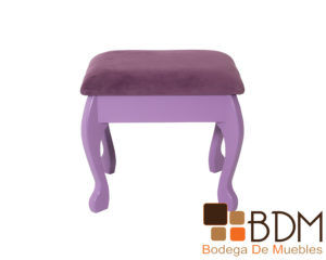 Peinador moderno en mdf color morado