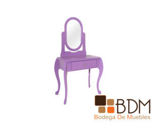 Peinador moderno en mdf color morado