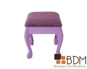 Peinador moderno en mdf color morado