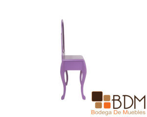 Peinador moderno en mdf color morado