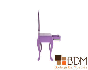 Peinador moderno en mdf color morado