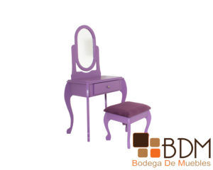 Peinador moderno en mdf color morado