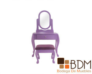 Peinador moderno en mdf color morado