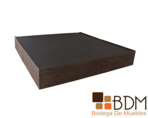 Base individual de madera mdf color nogal