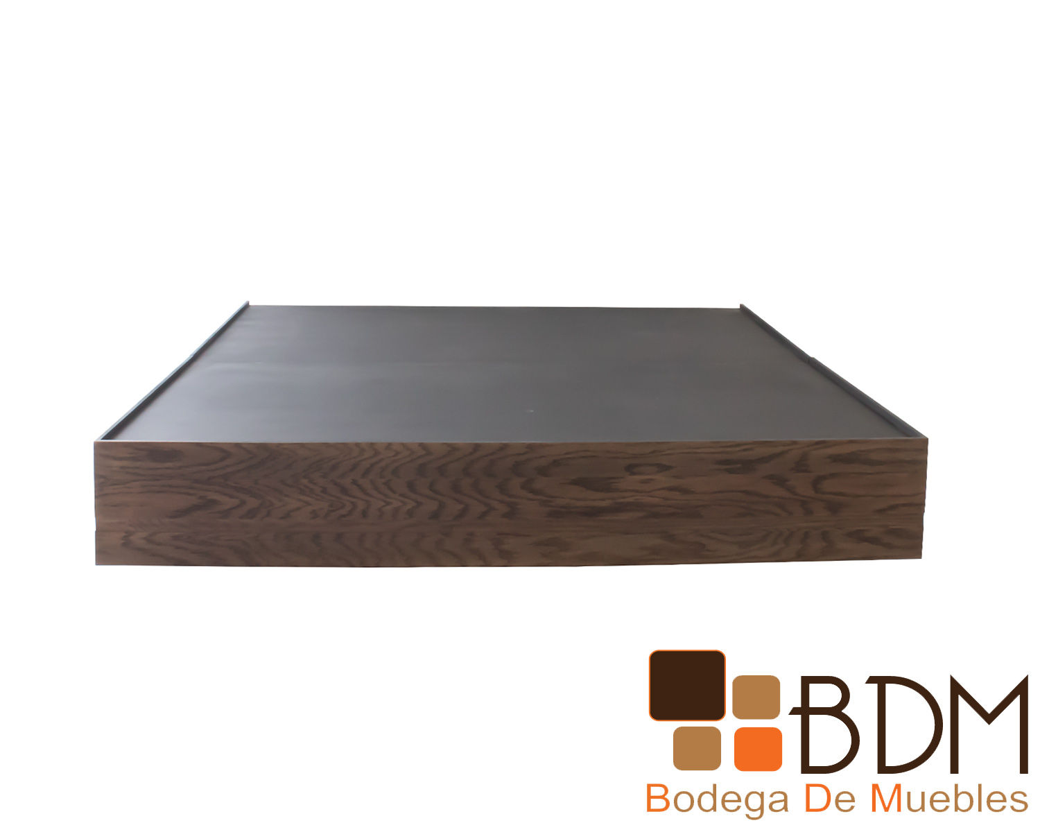 Base King Size de madera mdf color nogal