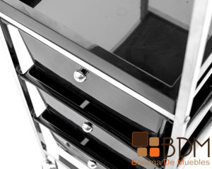 Rack moderno fabricado en metal y plastico