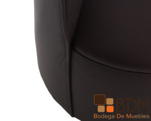 Sillon infantil estilo lounge negro tactopiel