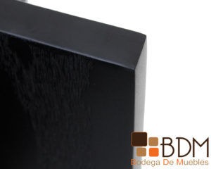 Bufetero color negro moderno con cajon en mdf