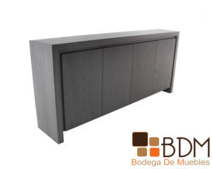 Bufetero moderno en mdf color gris