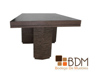 Mesa bar con cava en mdf y madera poplar