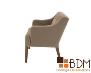 Sillon ocasional individual para sala color beige