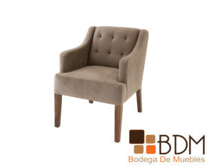 Sillon ocasional individual para sala color beige