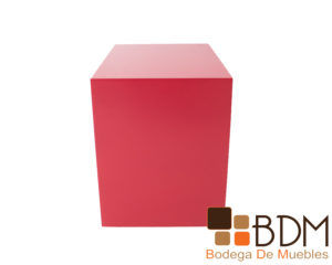 Buro en mdf moderno minimalista color rojo para recamara