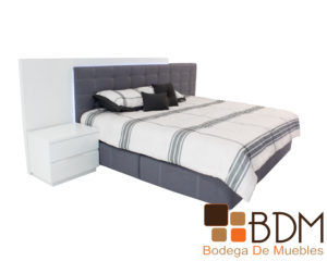 Recamara completa en King Size con luz led