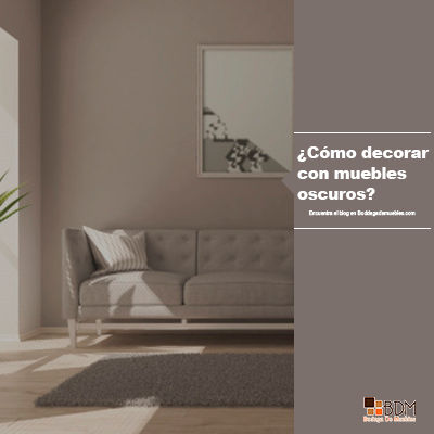 los muebles oscuros pueden ser unos grandes aliados para dar personalidad a la decoración. Con estos trucos para incluir muebles oscuros ganarás estilo.