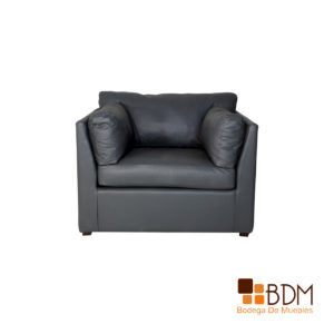 Sillón Vinil Wallaby Char Gray Individual es ideal para tu sala, ya que su estilo logrará dar un toque de elegancia.