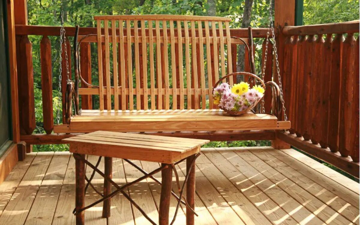 Cómo hacer un comedor de terraza columpio 