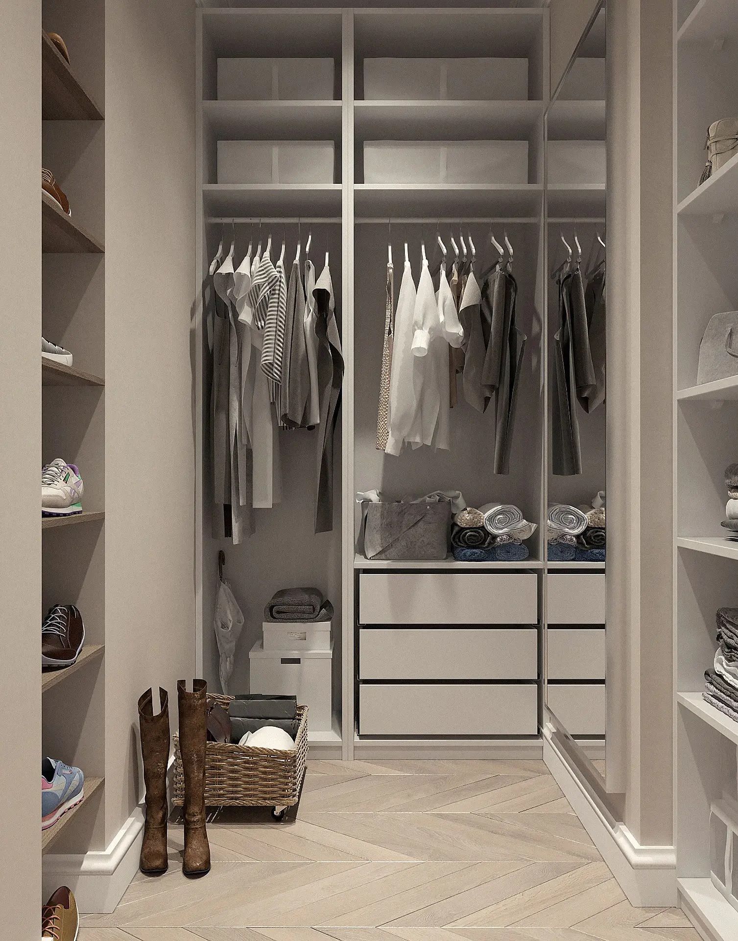 Del caos al orden: la mejor forma de guardar tu ropa ordenada en un closet  ideal