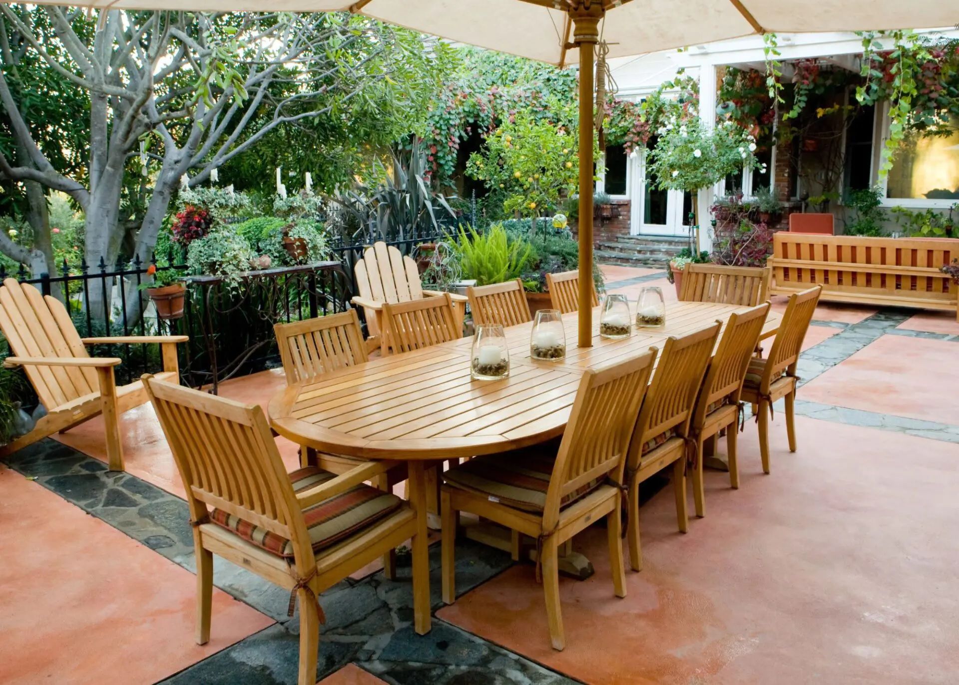 Mesa de Teka para Jardín Bodega de Muebles Mueblería Online