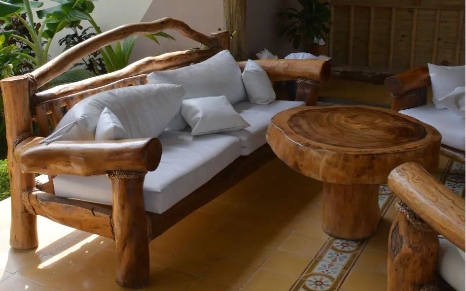 Muebles rústicos de madera :: Imágenes y fotos