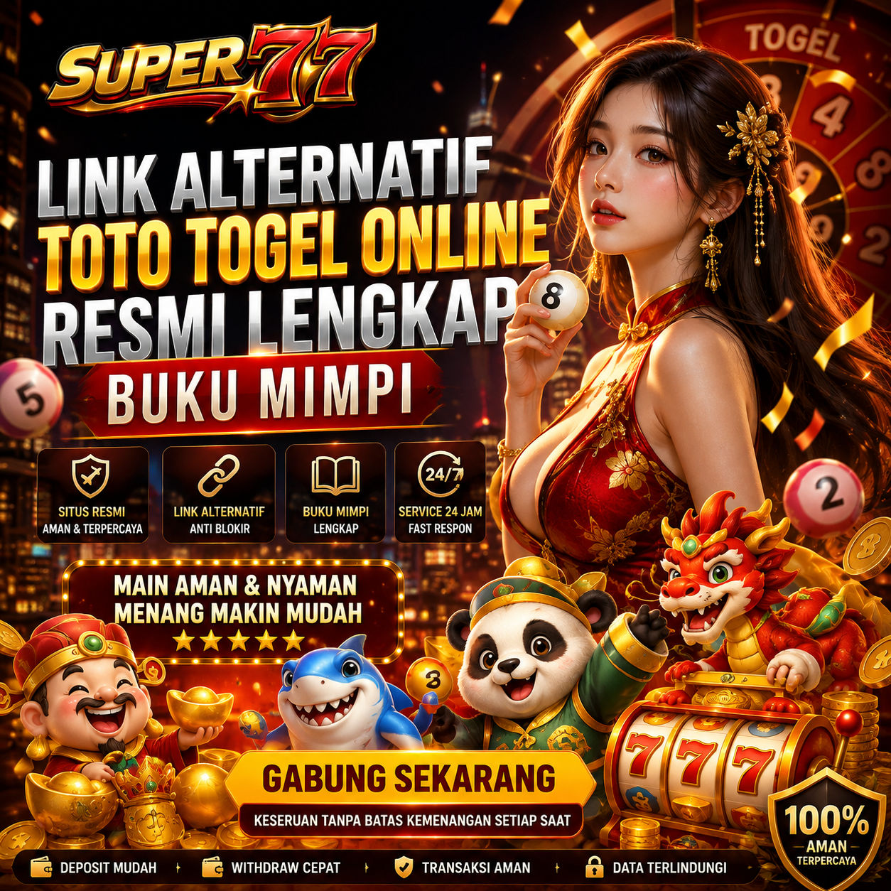 SUPER77 | Link Alternatif Toto Togel Online Resmi Lengkap Buku Mimpi