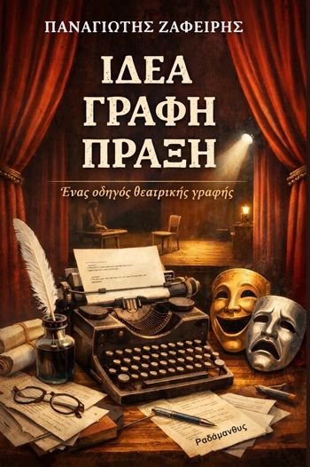 Ιδέα. Γραφή. Πράξη, Ένας οδηγός θεατρικής γραφής, Παναγιώτης Ζαφείρης, Εκδόσεις Ραδάμανθυς, 2026