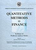 Quantitative Methods in Finance, In Honor of Professor Andreas Kintis, , Τυπωθήτω, 2004