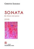 Sonata (2018), For flute and piano, Σαμαράς, Χρήστος, 1956-, Παπαγρηγορίου Κ. - Νάκας Χ., 2018