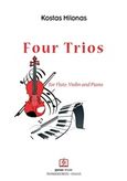 Four Trios, for Flute, Violin and Piano, Μυλωνάς, Κώστας, Παπαγρηγορίου Κ. - Νάκας Χ., 2016