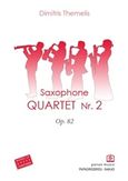 Saxophone Quartet No 2 op.82, For Soprano, Alto, Tenor &amp; Baritone Saxophone, , Παπαγρηγορίου Κ. - Νάκας Χ., 2014