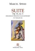 Suite op.11 No.1 for Violoncello solo, Dem Johann-Sebastian Bach Gewidmet, , Παπαγρηγορίου Κ. - Νάκας Χ., 2014