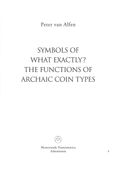 Symbols of what exactly? The semiotics of archaic coin types, , Van Alfen, Peter, Μουσείο Μπενάκη, 2022