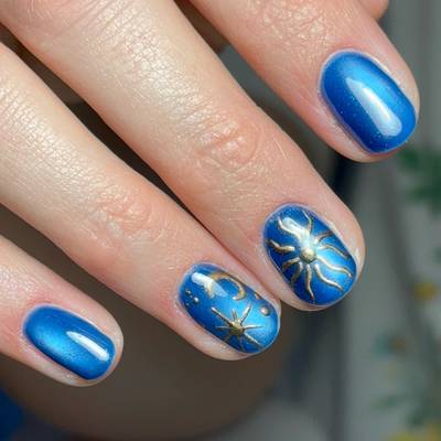 Blue Celestial Cat Eye (Moderate Magic) 