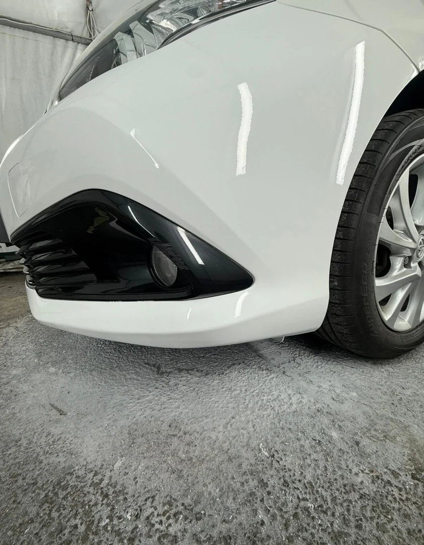 Front bumper repair – Toyota Yaris – after