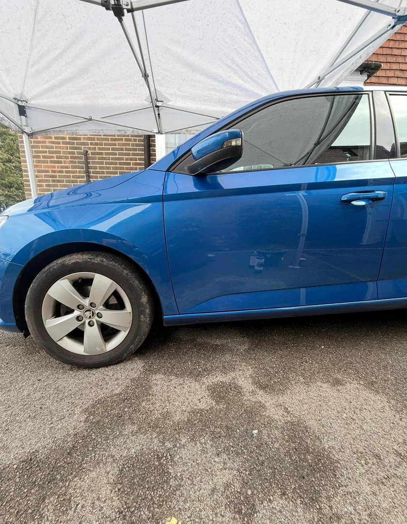 Side panel respray – Skoda Fabia – after