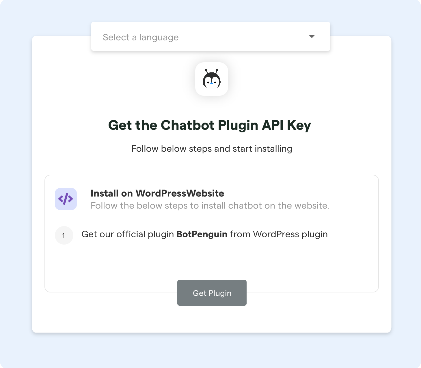 BotPenguin Wordpress chatbot
